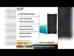 Mobiele interactieve LED verhuur display reclame signage cloud control tegeld video wall