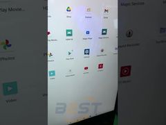 Achtergrond / wandmontage lcd-bordscherm 43 touchscreen kiosk