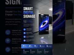 4K dubbelzijdig digitaal display Ultraslanke hoge helderheid