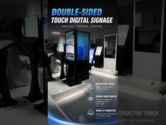 Dubbelzijdig vloerstaand digitaal signage-display