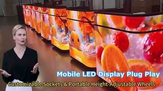 P1.8 GOB LED-display Mobiel plug-play