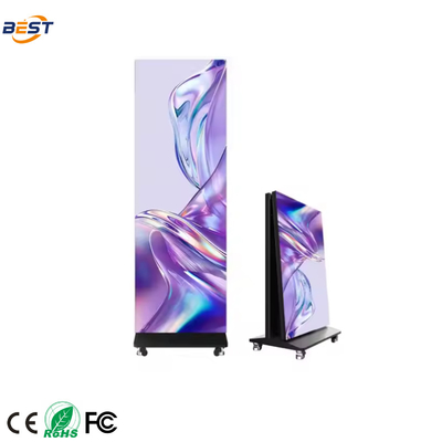 kwaliteit  Portable Indoor LED Poster Screen P1.25-P2.5 4K UHD 3840x2160 fabriek