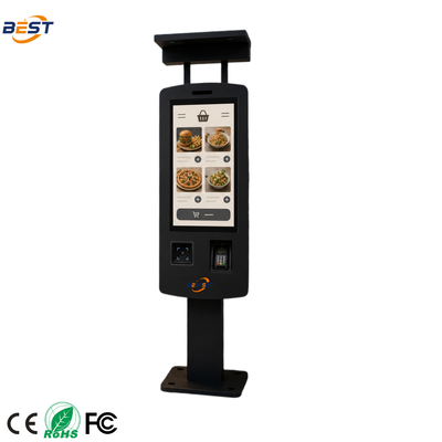 Kwaliteit  32 Inch Outdoor Drive Through Ordering Kiosk IP65 2500nits Floor Standing for Fast Food Chains Fabriek