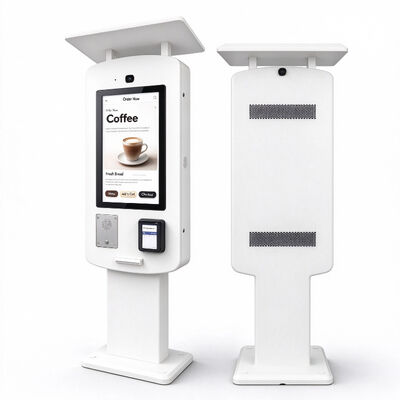 Kwaliteit  43 Inch IP65 Outdoor Self Ordering Kiosk Floor Standing 2500 Nits Touch Screen Terminal for Drive Thru Restaurant Fabriek