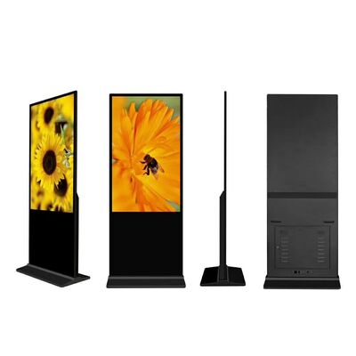 55 inch Android OS LCD Digital Signage met 350 Cd/m² helderheid voor binnen-buiten reclamescherm
