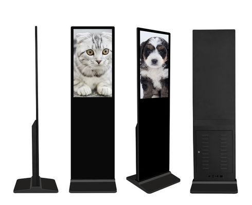 43 55 inch Indoor Free Standing capaciteit touchscreen kiosk digitale borden en displays met gezichtsherkenning camera
