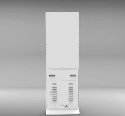 43 55 inch Indoor Free Standing capaciteit touchscreen kiosk digitale borden en displays met gezichtsherkenning camera