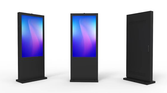 55/65 inch IP65 waterdichte buiten LCD Digital Signage met 2500 Cd/m² helderheid Touch LCD-scherm