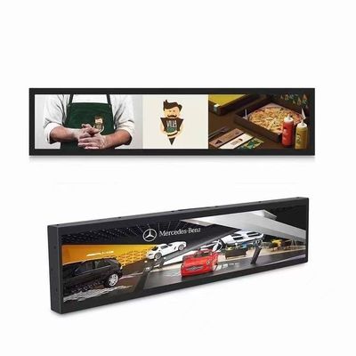 Smart Shelf Stretched Bar LCD Display Touch Screen Bar LCD scherm