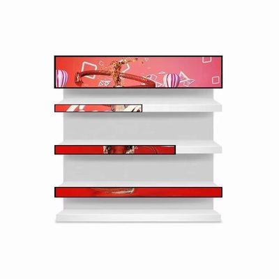 Ultra Wide Digital Shelf Edge Displays, Stretched LCD Screen Met CMS Software / Android