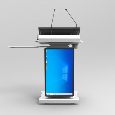 Draadloze microfoon Lectern Smart geïntegreerd digitaal podium met 23,8" voorscherm