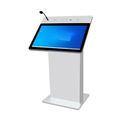 Slim, draagbaar, modern design digitaal podium met Intel i5 6e generatie en 350 cd/m² helderheid