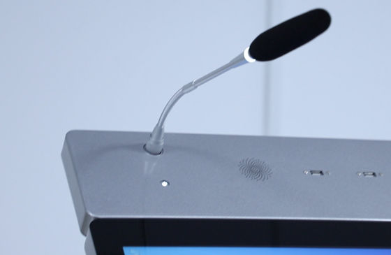 27 inch Computer Podium Lectern, Digitaal Podium Stand met luidspreker en microfoon