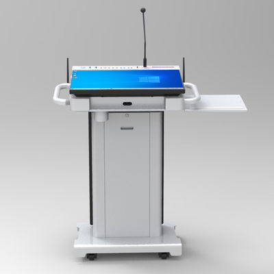 draadloos multimedia podium met microfoon en luidspreker 32