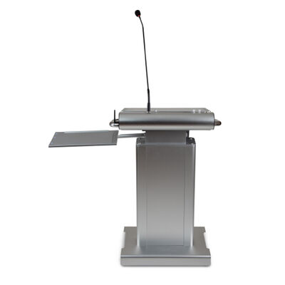 Draadloos multimedia-podium met 32" voorscherm en 350 nits helderheid Digitaal podium