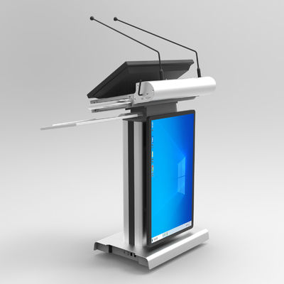 draadloos multimedia podium met microfoon en luidspreker 32" voorscherm