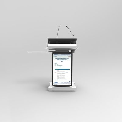 draadloos multimedia podium met microfoon en luidspreker 32" voorscherm