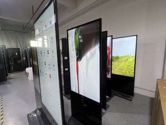 55 inch Android OS LCD Digital Signage met 350 Cd/m² helderheid voor binnen- en buitenreclamescherm