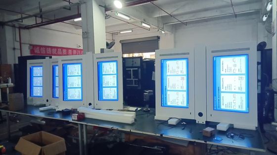 43 75 inch touchscreen verticaal lcd-paneel stand advertentie display led advertentie machine full hd groot advertentie s