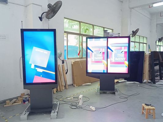 43 75 inch touchscreen verticaal lcd-paneel stand advertentie display led advertentie machine full hd groot advertentie s