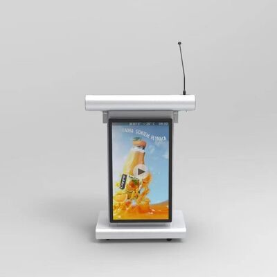 Professionele digitale podiumlessenaar met Intel i5 6th, 350 cd/m² helderheid en 8 GB RAM voor conferenties en klaslokalen