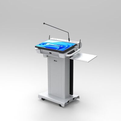 Opvouwbare Smart Lectern met Intel i5 6e generatie processor en meertalige ondersteuning voor multimedia presentaties