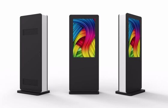 55 inch Outdoor LCD Digital Signage met 2500Cd/m2 Helderheid en Android OS Advertising Totem Media Player