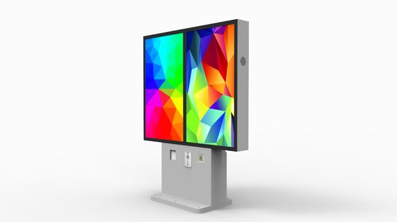 55 inch interactieve digitale signage kiosk met 2500Cd/m2 Helderheid en Quad-core Cortex-A17 Processor