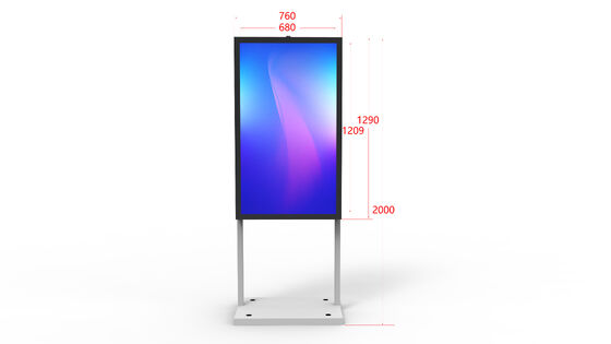 43 inch 5000nits helderheid waterdichte digitale signage display buitenreclame scherm