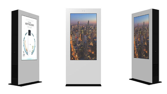 Hoge helderheid 2500Cd/m2 Waterdicht aanraakscherm Digitaal signage LED-display Buitenkiosk