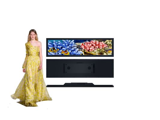 Widescreen Monitor Stretched LCD Bar Display 29,3 inch Voor supermarktplank