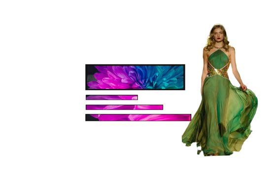 Retail Store Ultra Wide Stretched Displays Schap Rand LCD Scherm Wand gemonteerd