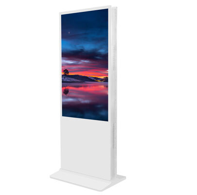 Dubbele schermen Indoor Touch Android-reclamedisplay met 350 nits helderheid en Quad-core Cortex-A17 CPU
