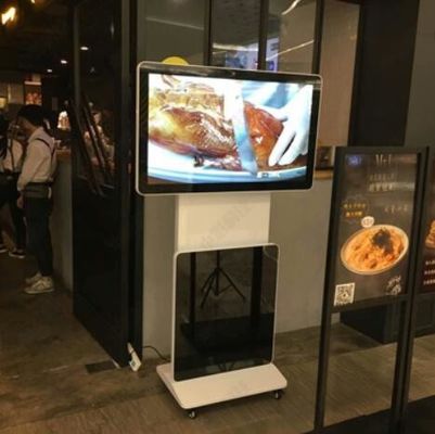Indoor Touch Screen Kiosk 2k Informatie Display Media Reclame Speler Verticale LCD Digitaal Signage