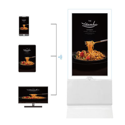 Bedrijfs-Innen LCD Digitaal Signage 55 Inch Vloer Staande Reclame Display Kiosk