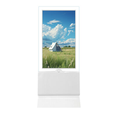 55 inch Ultra Slim Indoor LCD Digital Signage met 350 Cd/m2 Helderheid voor op de vloer staande reclame-display