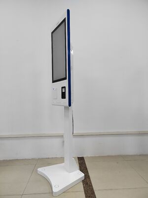23.6 inch restaurant zelfbestelkiosk met scan QR code en POS-betalingsfunctionaliteit