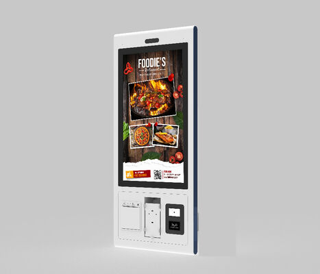 Selfservice kiosk met quad-core Cortex-A17 CPU 32GB ROM en 178°/178° kijkhoek voor efficiënte bestelling en betaling