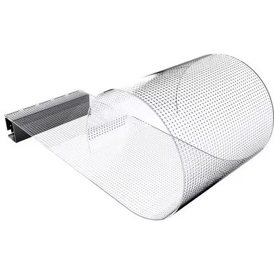 2.7mm Ultra-dun glas gordijnwand LED film scherm 5000nits Helderheid 80% Lichtdoorlaatbaarheid IP65