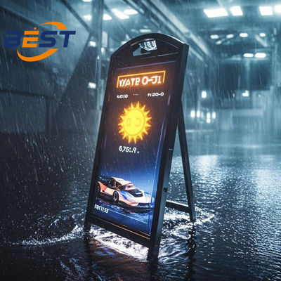 Op batterijen aangedreven draagbare LED-borden met Android 9.0, IP65 Waterdicht & 50000mAh Langdurig