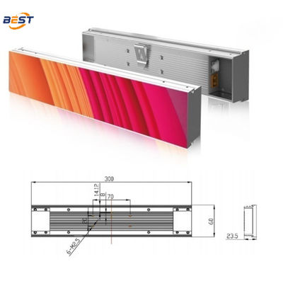 Hoge helderheid Slim LED Poster Display 500CD/M2 GOB Surface Protection LAN/WiFi Control