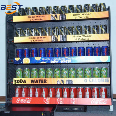 Geoptimaliseerd LED-uitgerekte balk-display voor middellange weergave P1.8 Pixel Pitch 500CD/M2 Helderheid 21mm Slim profiel