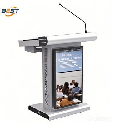 Smart Podium met Multi Points Foil Touch 350 Cd/m2 Helderheid en 8 GB RAM voor verbeterde presentaties