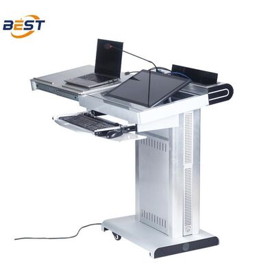 8 GB RAM Smartboard Podium met 350 Cd/m2 Helderheid en Multi Points Foil Touch voor klaslokaal