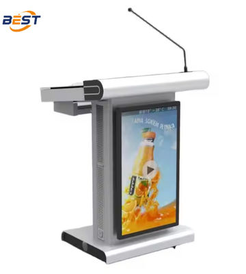 Android/Windows 7/8/10 Mobile Smart Digital Podium Verborgen Kabelbeheer 720 kg/m3 Dichtheid Board Phosphating Coating