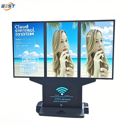 Buitenshuis multi-scherm split media player display, met compatibiliteit voor Android Windows Linux.