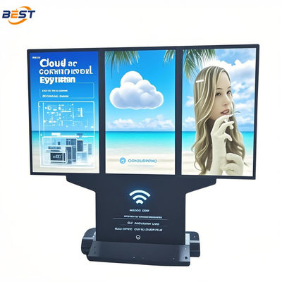 Buitenshuis multi-scherm split media player display, met compatibiliteit voor Android Windows Linux.