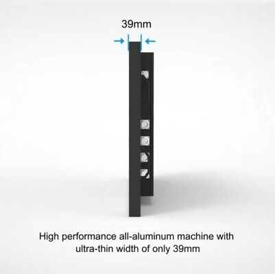 Buiten LCD digitale signage met 30 mm dikte IK10 gehard glas en IP66 weerbestendig voor reclame