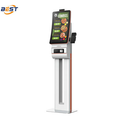 Op de vloer staan Selfservice Bestelkiosk voor Hotelbibliotheek Hotpot LCD Menu Mobiele POS