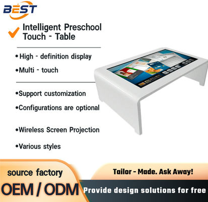 32/42/55 inch Android Multi-Touch Restaurant Touch Screen Table voor het bestellen van voedsel Maximale resolutie 3840X2160